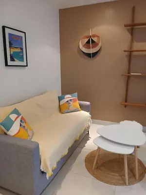 Un ou plusieurs lits dans un hébergement de l'établissement Appartement centre Antibes bd Albert 1er