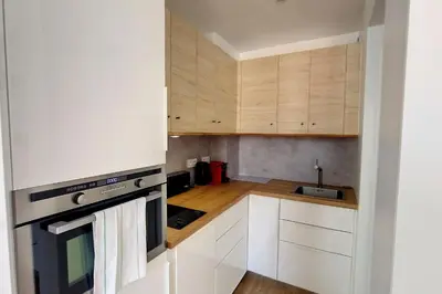 Cuisine ou kitchenette dans l'établissement HENRI CAMILLE REAL ESTATE - Bambou- One bedroom apt downtown