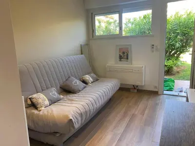 Coin salon dans l'établissement Studio CANNES PARC CROISETTE