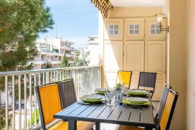 Balcon ou terrasse dans l'établissement 2-Room Apartment with Terrace Sea View