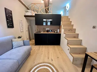 Plan de l'établissement Antibes cute Duplex Studio