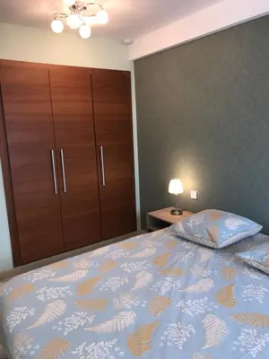Un ou plusieurs lits dans un hébergement de l'établissement Appartement Mimosa Croisette