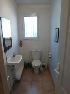 Salle de bains dans l'établissement Villa Riviera