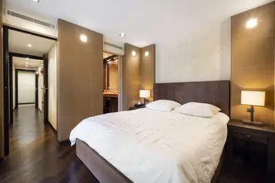Un ou plusieurs lits dans un hébergement de l'établissement Suite Jam - Superbe Appartement à Cannes