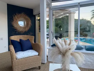 Piscine de l'établissement Jolie maison familiale ou située à proximité