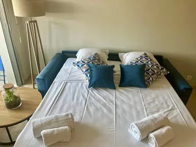 Un ou plusieurs lits dans un hébergement de l'établissement La douceur de vivre à Cannes