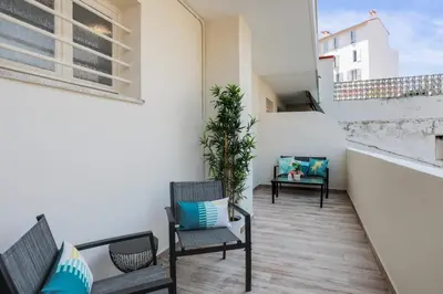 Balcon ou terrasse dans l'établissement Studio Nocturnelle - Welkeys