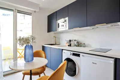 Cuisine ou kitchenette dans l'établissement Studio Nocturnelle - Welkeys