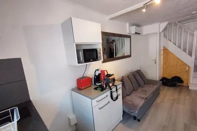 Cuisine ou kitchenette dans l'établissement WE CANNES ! Cocoon Duplex in dowtown