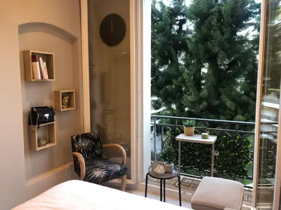 Balcon ou terrasse dans l'établissement Boulevard de la croisette PALAIS MIRAMAR