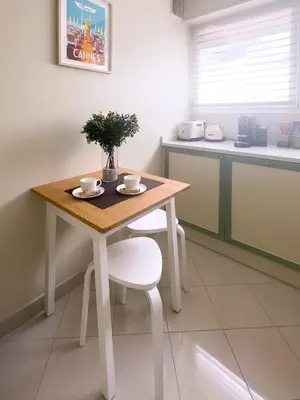 Cuisine ou kitchenette dans l'établissement Cosy stay - LA CROISETTE