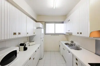 Cuisine ou kitchenette dans l'établissement Cannes: Croisette Quartier Martinez - 90m²