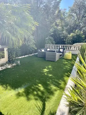 Jardin de l'établissement Luxus Wohnung nahe Croisette