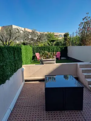 Vue générale sur la montagne ou vue sur la montagne depuis l'appartement