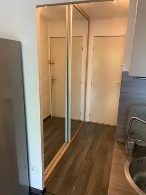 Salle de bains dans l'établissement magnifique studio à 2 mn de la mer