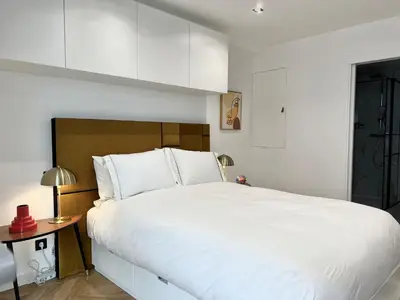 Un ou plusieurs lits dans un hébergement de l'établissement Moderne Studio BALCON, rue D'ANTIBES- HYPER CENTRE A0B191