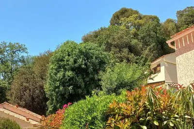 Jardin de l'établissement Studio Cocoon Hut