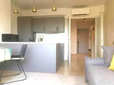 Cuisine ou kitchenette dans l'établissement 2 bedroom apartment in Cannes near the beach