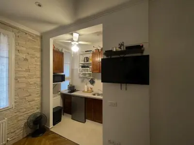 Cuisine ou kitchenette dans l'établissement Azur Studio Riviera Stay