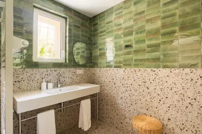 Salle de bains dans l'établissement Modern Luxury Apartment 6 pax