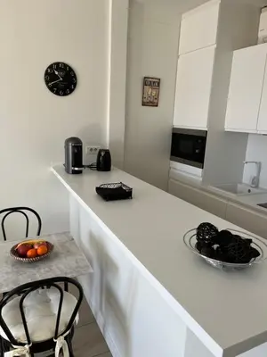Cuisine ou kitchenette dans l'établissement Cannes, Croisette, Palais Miramar