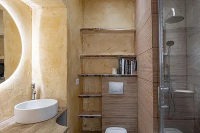 Salle de bains dans l'établissement Cozy renovated apartment - 1BR4p - Hyper Center
