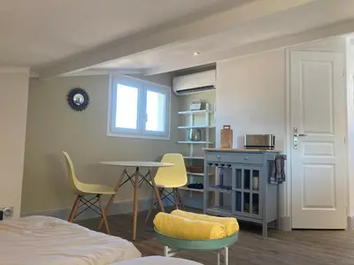 Cuisine ou kitchenette dans l'établissement Enjoy Antibes