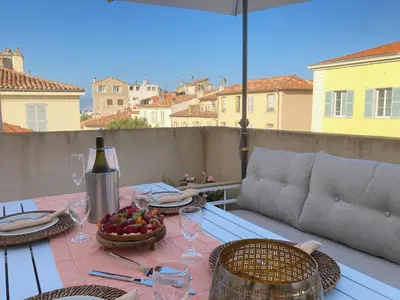Balcon ou terrasse dans l'établissement Enjoy Antibes