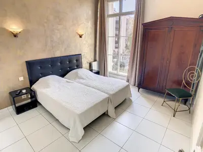Un ou plusieurs lits dans un hébergement de l'établissement Quality 1 bedroom rue du Canada 5 mins Croisette 208