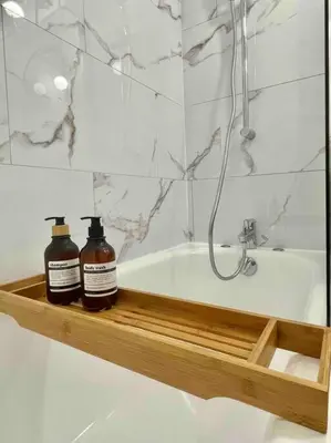 Salle de bains dans l'établissement Vue mer, climatisation, 10 min des plages