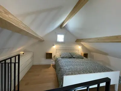 Un ou plusieurs lits dans un hébergement de l'établissement Charming Southern house