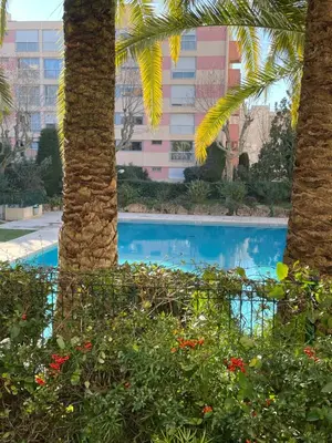 Piscine de l'établissement Petit deux pièces avec piscine ou située à proximité