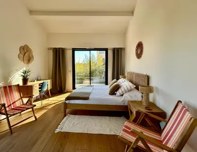 Un ou plusieurs lits dans un hébergement de l'établissement Rumah Bali