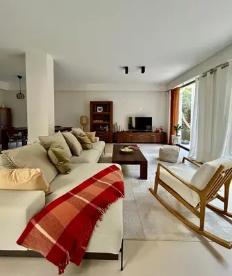 Coin salon dans l'établissement Rumah Bali