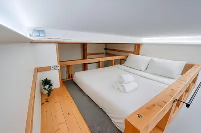 Un ou plusieurs lits dans un hébergement de l'établissement Paradis Côtier 6 couchages