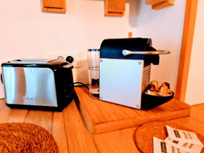 Cuisine ou kitchenette dans l'établissement Paradis Côtier 6 couchages