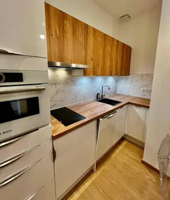 Cuisine ou kitchenette dans l'établissement Splendid 1 bedroom and 1 sofabed renovated 2P3 by RIVAEVENT