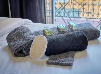 Un ou plusieurs lits dans un hébergement de l'établissement Superb 2 Bedrooms, 1 sofabed 3P1 by RIVAEVENT