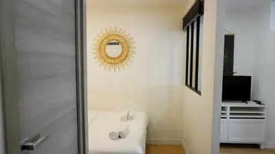 Salle de bains dans l'établissement Proche Carlton & Croisette, Appartement 302 - Palmazur Vacances