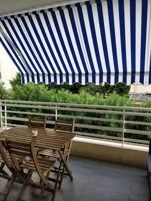 Balcon ou terrasse dans l'établissement Le Palais du Tropique