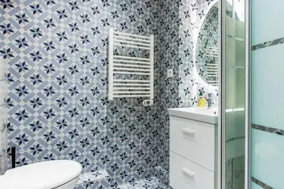 Salle de bains dans l'établissement Cozy apartment near the beach