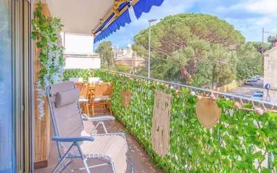 Balcon ou terrasse dans l'établissement Le Concorde - Charmant appt avec terrasse