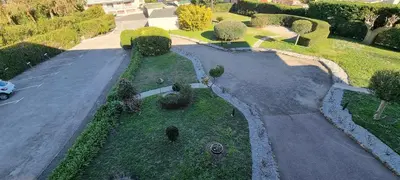 Jardin de l'établissement Studio plage de sable
