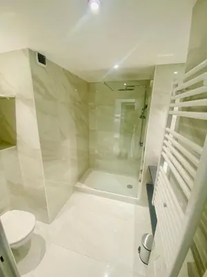 Salle de bains dans l'établissement Résidence Graziella appartement 410