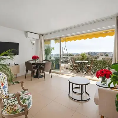 FRGK 'Etoile du sud TERRASSE Vue Mer PALM BEACH WIFI FIBRE'