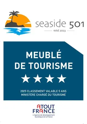 Certificat, récompense, panneau ou autre document affiché dans l'établissement Seaside501