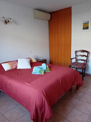 Un ou plusieurs lits dans un hébergement de l'établissement Villa la Farigoulo