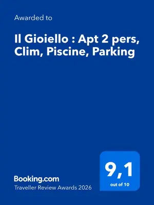 Plan de l'établissement Il Gioiello : Apt 2 pers, Clim, Piscine, Parking
