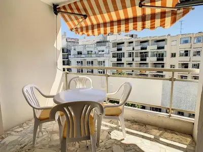 Balcon ou terrasse dans l'établissement Appartements centre ville Cannes