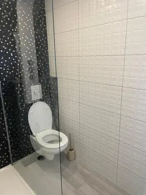 Salle de bains dans l'établissement Studio Cannes banane
